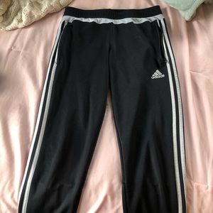 women’s size M adidas track pants